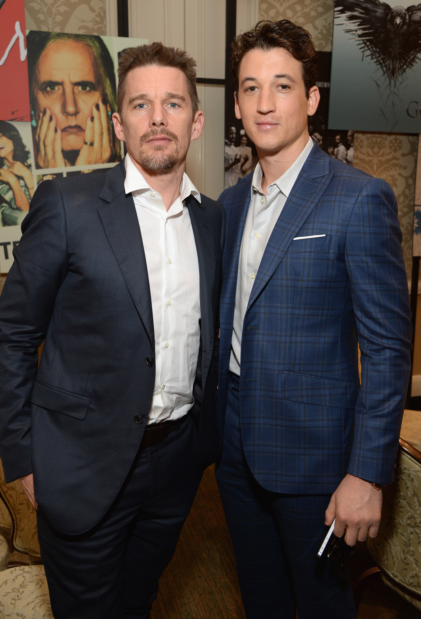 Ethan Hawke and Miles Teller