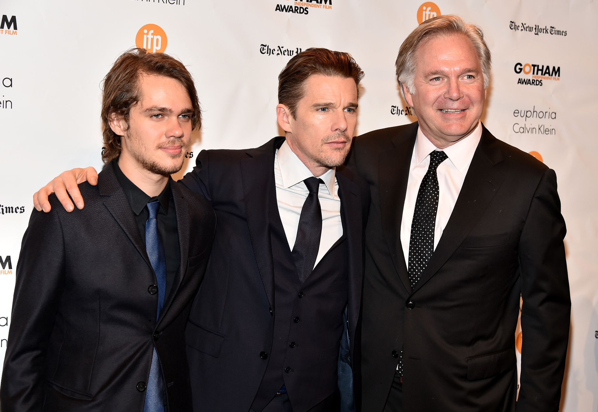 Ethan Hawke, Jonathan Sehring and Ellar Coltrane