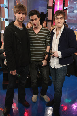 Penn Badgley, Chace Crawford and Ed Westwick