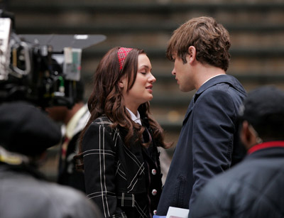 Leighton Meester and Chace Crawford at event of Liezuvautoja (2007)