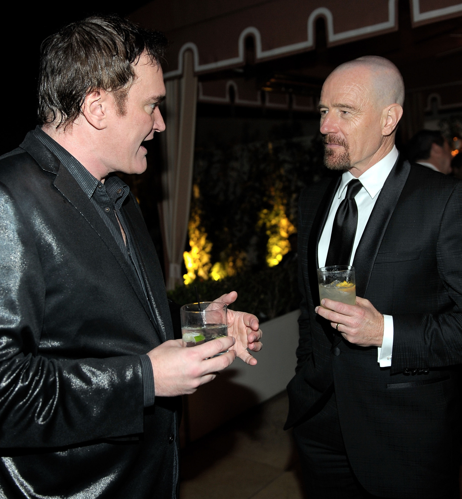 Quentin Tarantino and Bryan Cranston