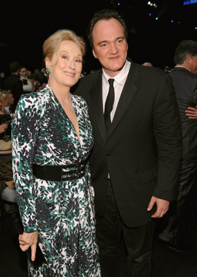 Quentin Tarantino and Meryl Streep