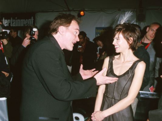 Quentin Tarantino, Chad Lowe and Hilary Swank