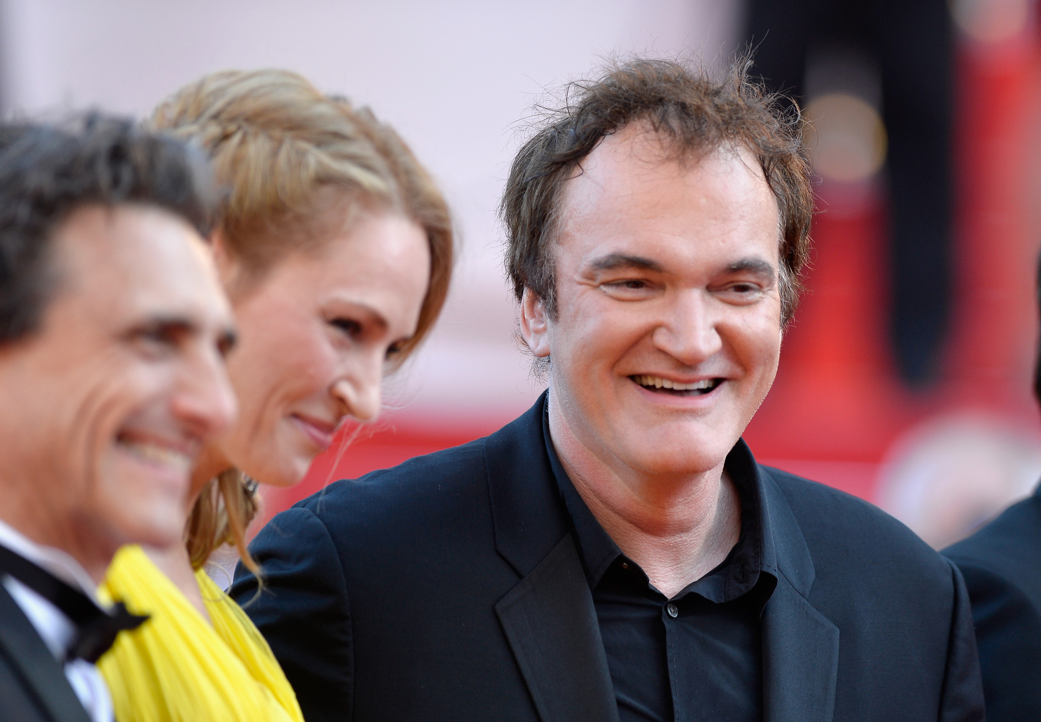 Quentin Tarantino, Uma Thurman and Lawrence Bender at event of Bulvarinis skaitalas (1994)