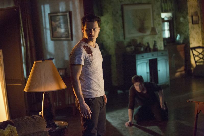 Still of Ian Somerhalder and Michael Malarkey in Vampyro dienorasciai (2009)