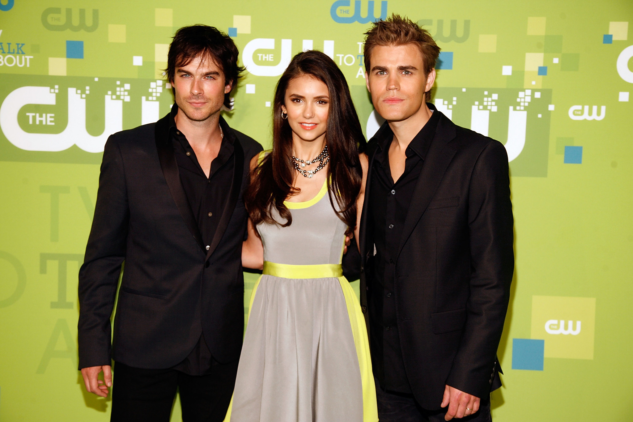 Ian Somerhalder, Paul Wesley and Nina Dobrev