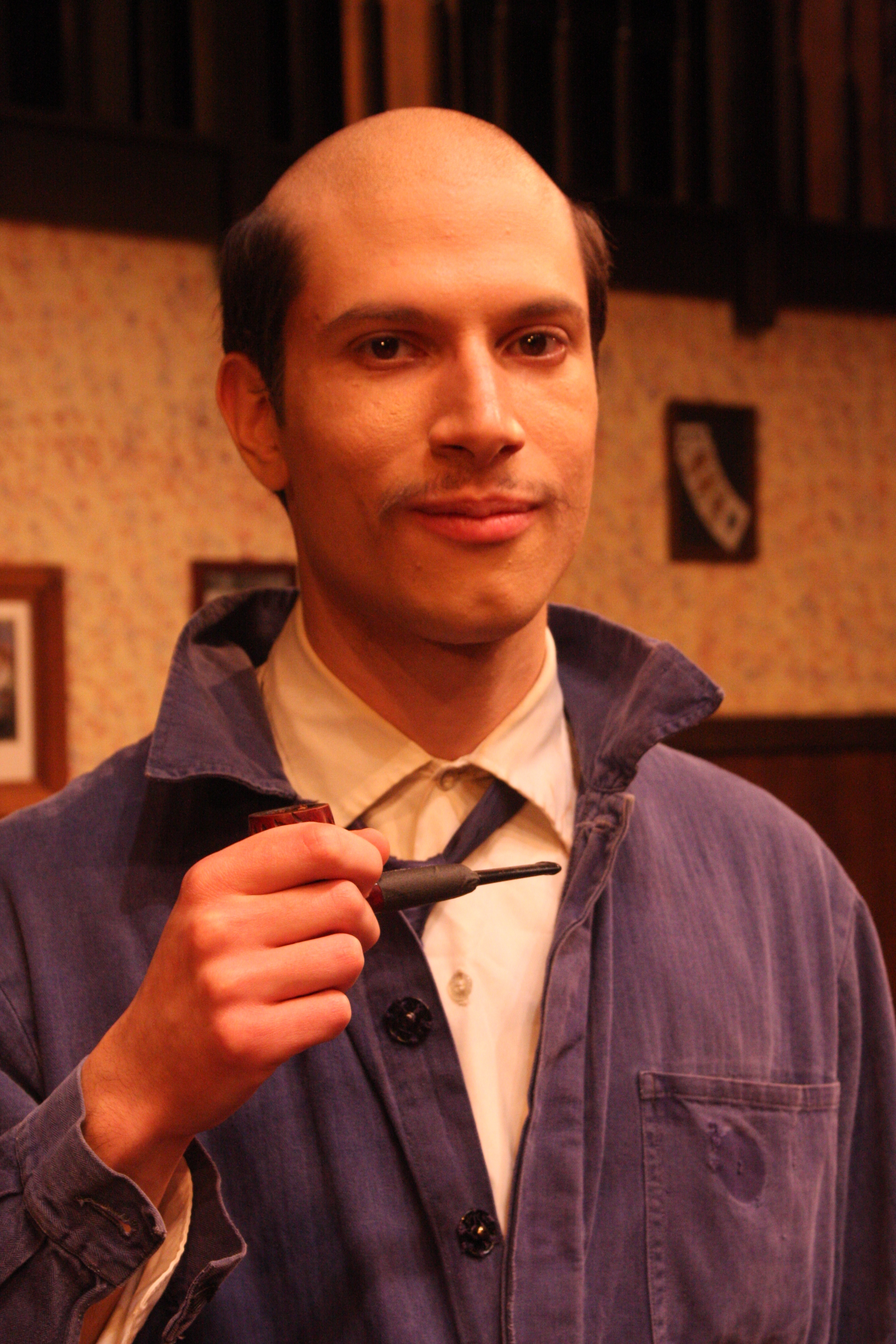 Ken Holmes as Mr. DePinna in the Castleton State College Theatre Arts production of 