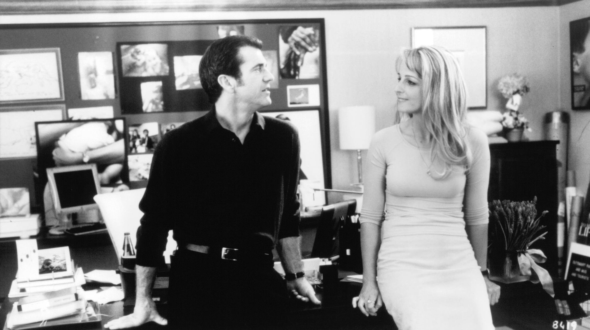 Still of Mel Gibson and Helen Hunt in What Women Want (2000)