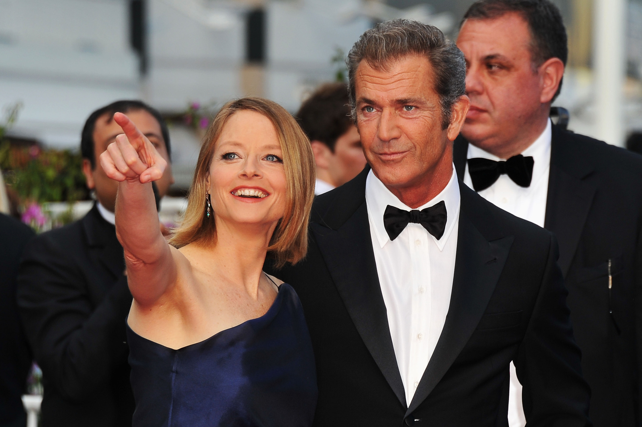 Jodie Foster and Mel Gibson