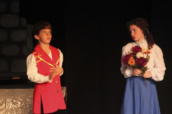 as Belle in Beauty and the Beast 2011