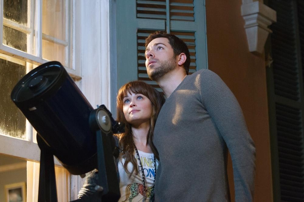 Still of Alexis Bledel and Zachary Levi in Remember Sunday (2013)