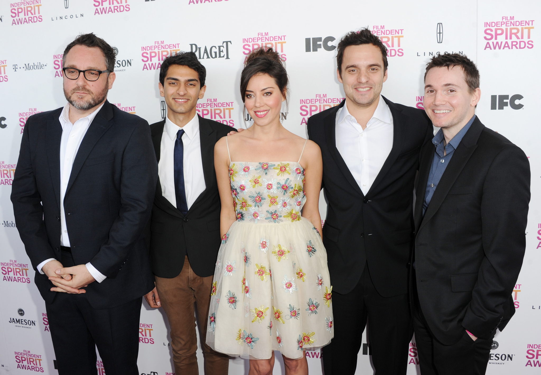 Colin Trevorrow, Derek Connolly, Jake Johnson, Aubrey Plaza and Karan Soni