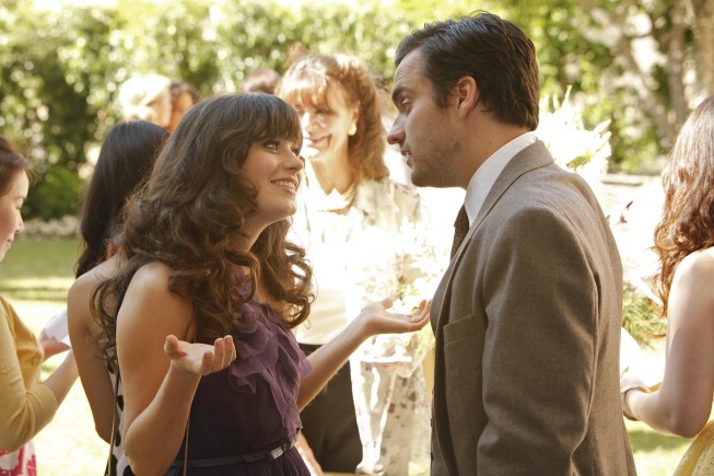 Still of Zooey Deschanel and Jake Johnson in New Girl (2011)