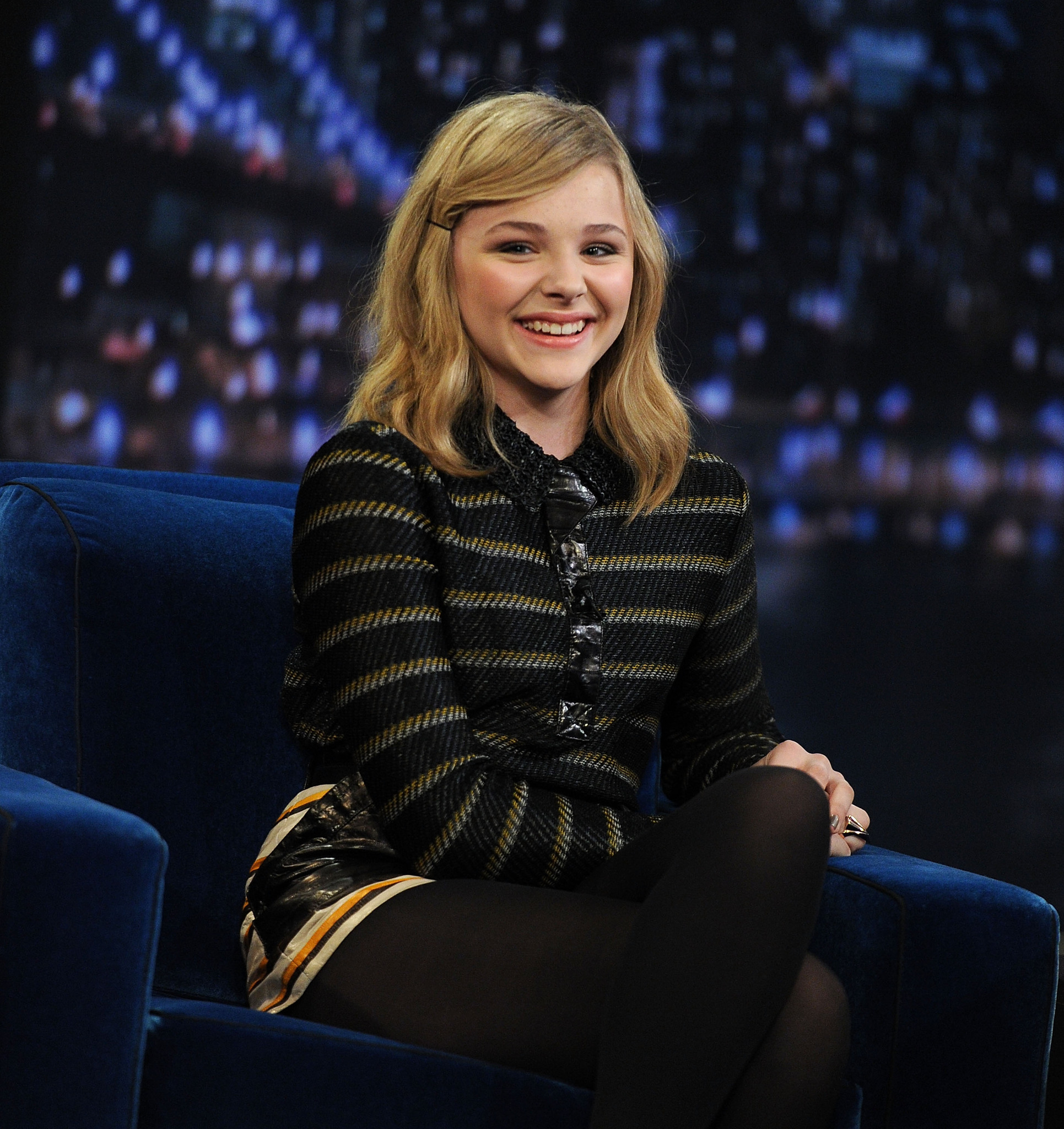 Chloë Grace Moretz at event of Late Night with Jimmy Fallon (2009)