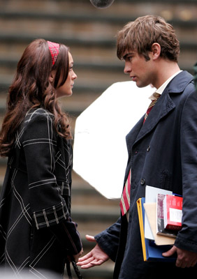 Leighton Meester and Chace Crawford at event of Liezuvautoja (2007)