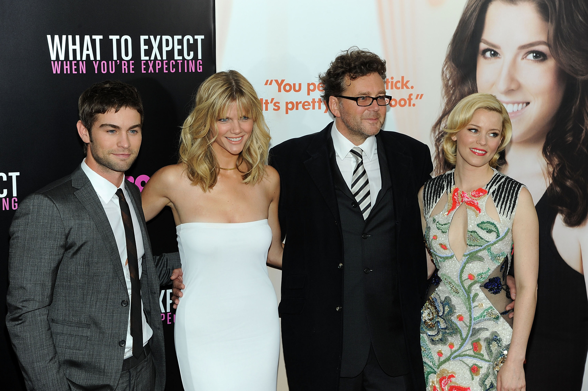 Elizabeth Banks, Kirk Jones, Chace Crawford and Brooklyn Decker at event of Ko laukti kai laukies (2012)