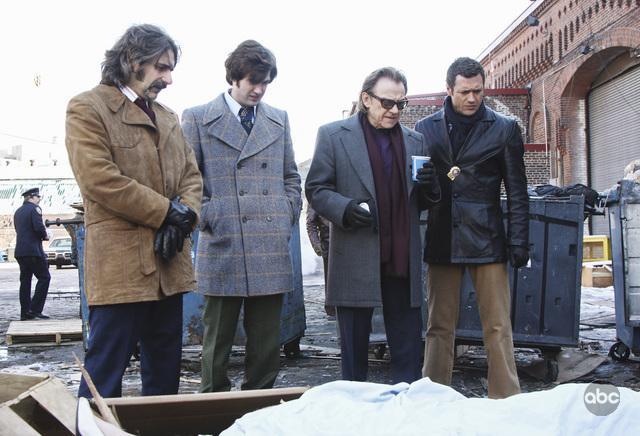 Still of Harvey Keitel, Michael Imperioli, Jason O'Mara and Jonathan Murphy in Life on Mars (2008)