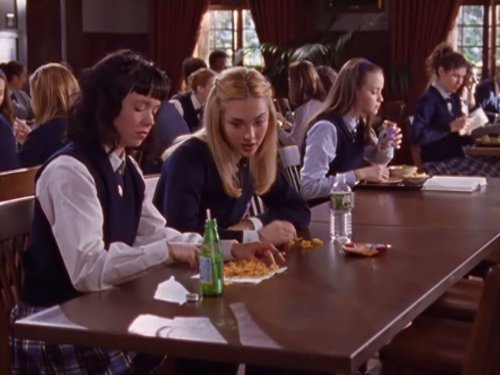 Still of Alexis Bledel, Shelly Cole and Teal Redmann in Gilmore Girls (2000)