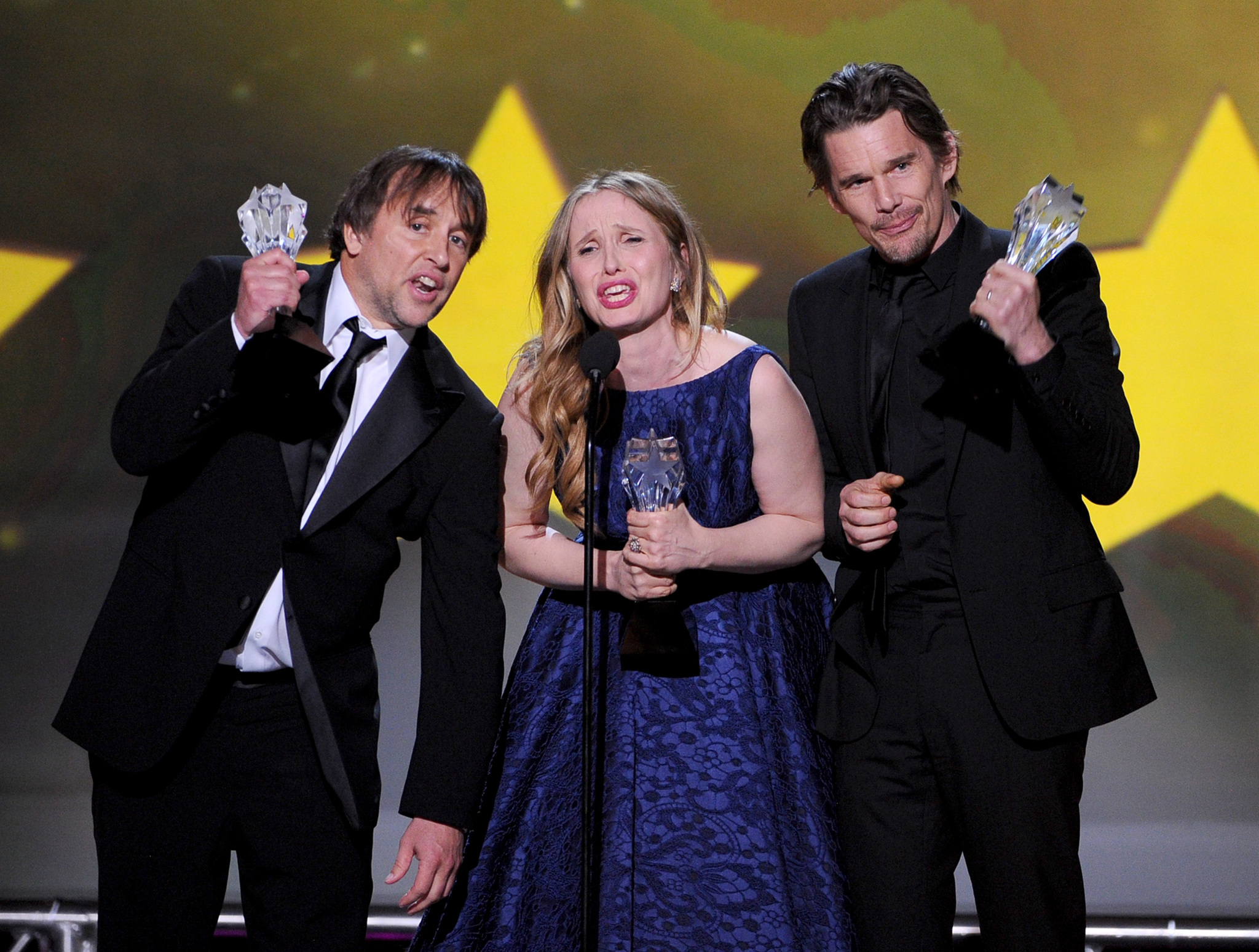 Ethan Hawke, Julie Delpy and Richard Linklater