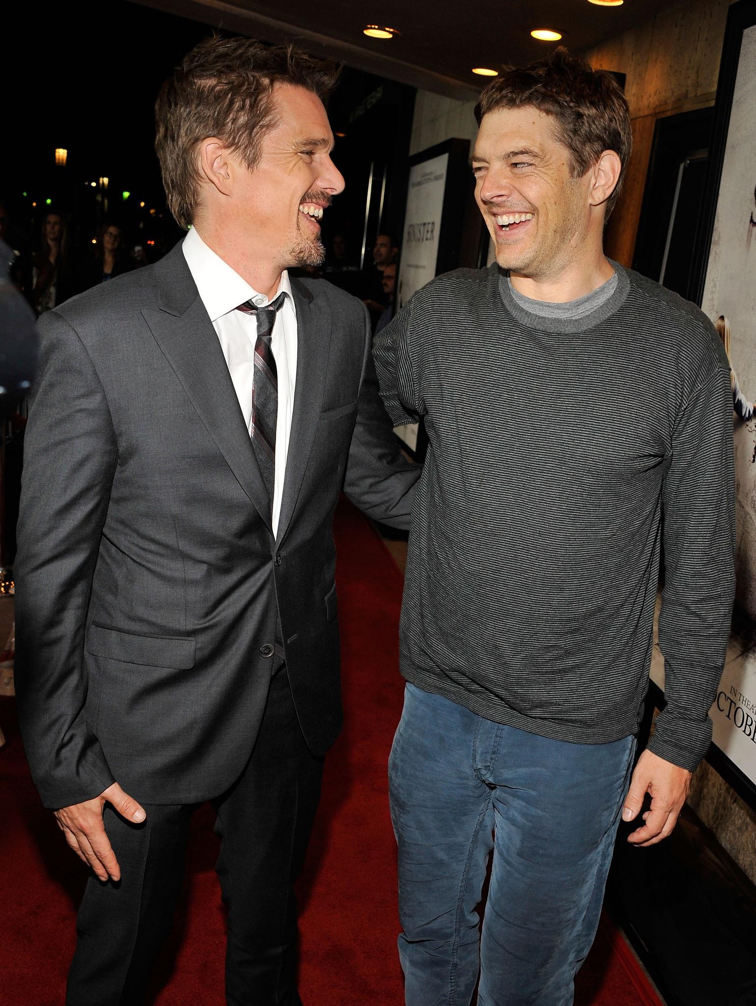 Ethan Hawke and Jason Blum at event of Gresmingas (2012)