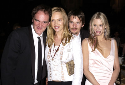 Ethan Hawke, Quentin Tarantino, Uma Thurman and Daryl Hannah