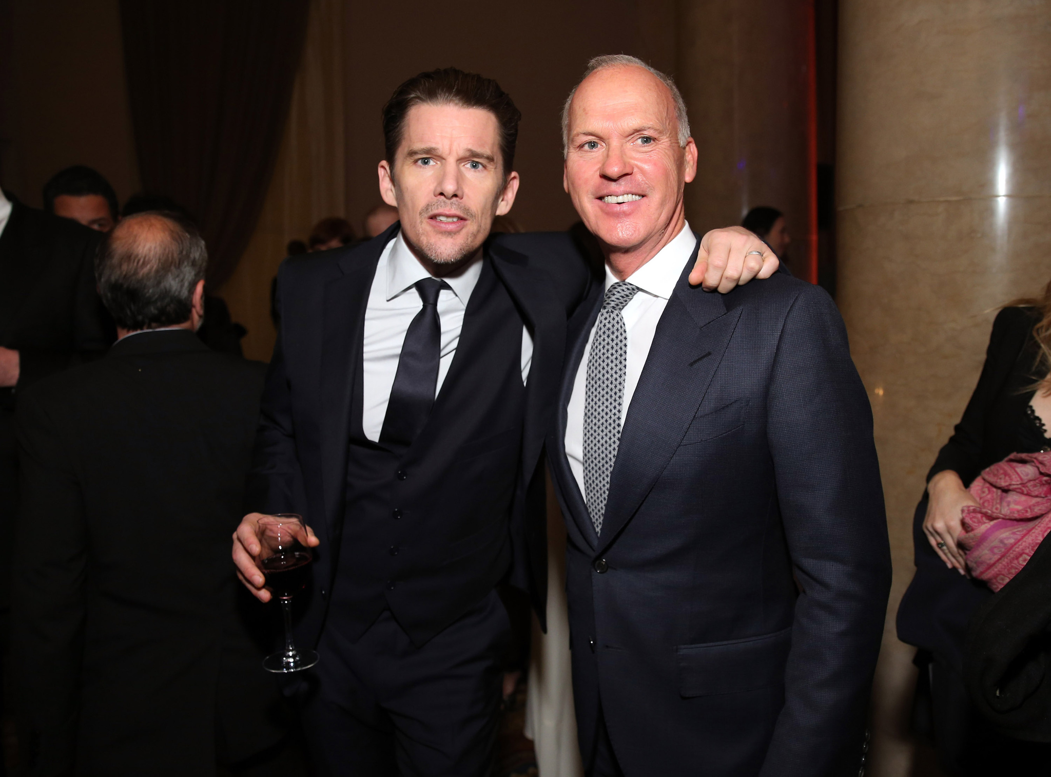 Ethan Hawke and Michael Keaton