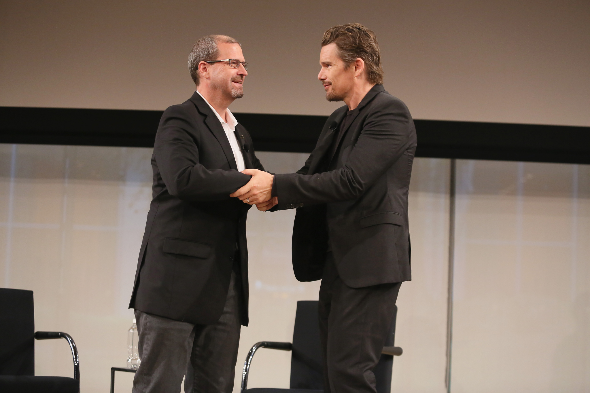 Ethan Hawke and Keith Simanton at event of IMDb: What to Watch (2013)