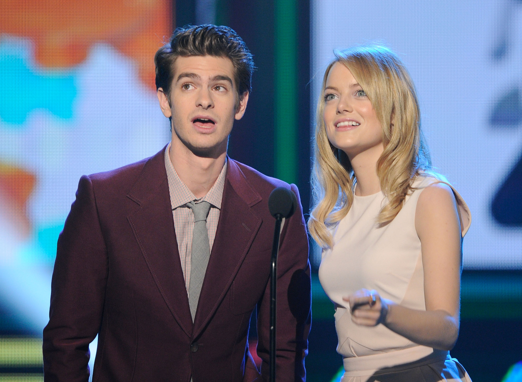 Emma Stone and Andrew Garfield