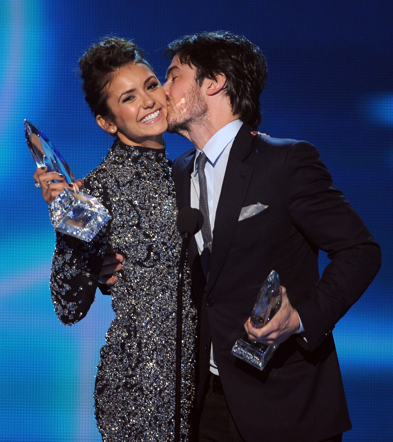 Ian Somerhalder and Nina Dobrev