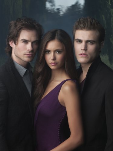 Ian Somerhalder, Paul Wesley and Nina Dobrev in Vampyro dienorasciai (2009)