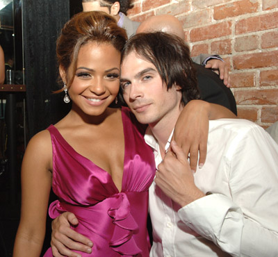 Christina Milian and Ian Somerhalder at event of Pulse (2006)