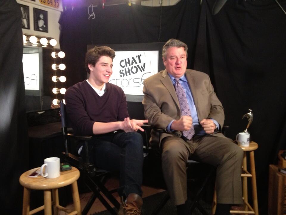 Michael Grant with Kurt Kelly on the Actors E Chat Show