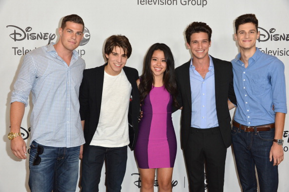 Michael Grant and the cast of Secret Life