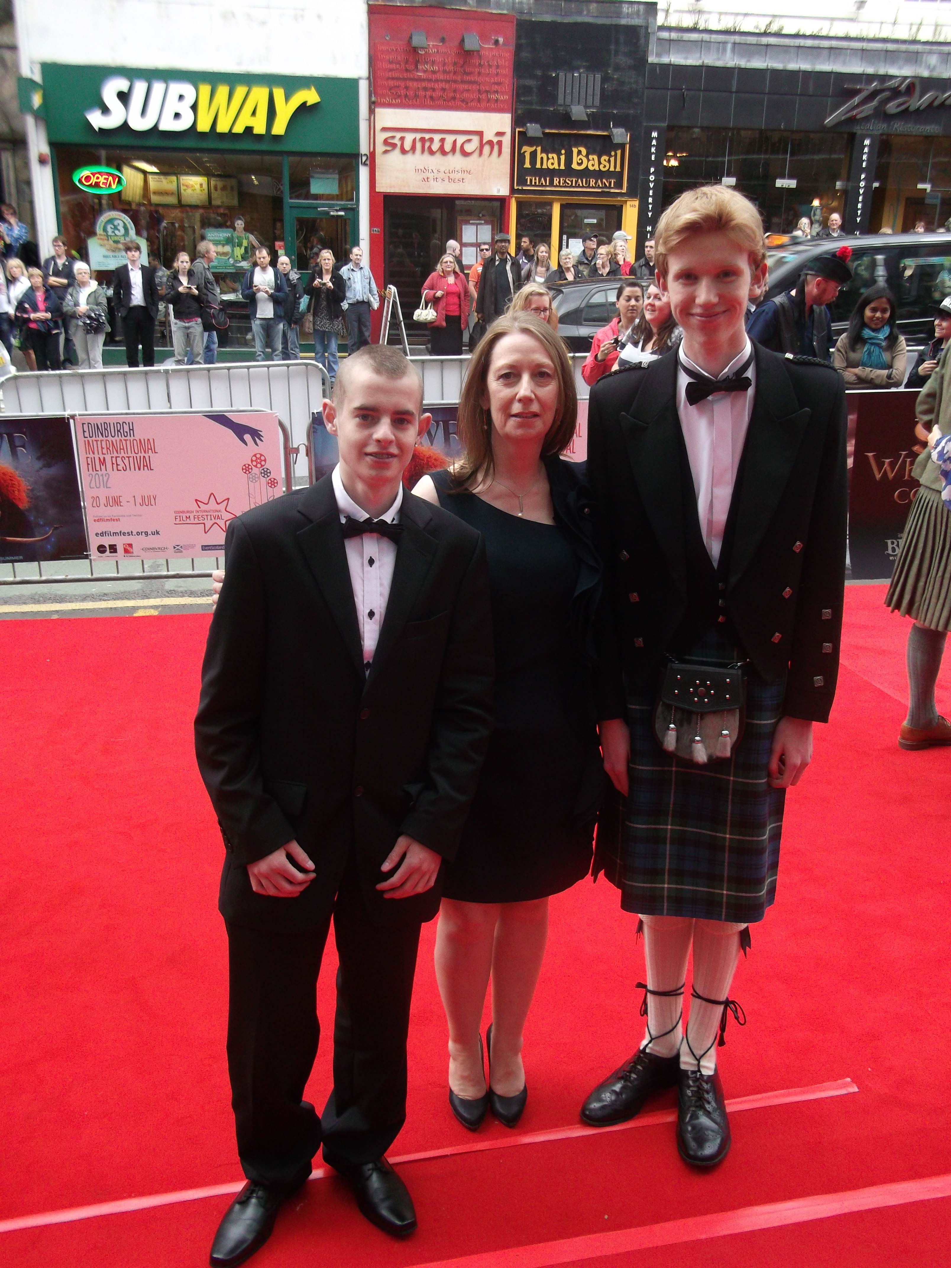 Mark Flood at European premiere of Brave (2012).