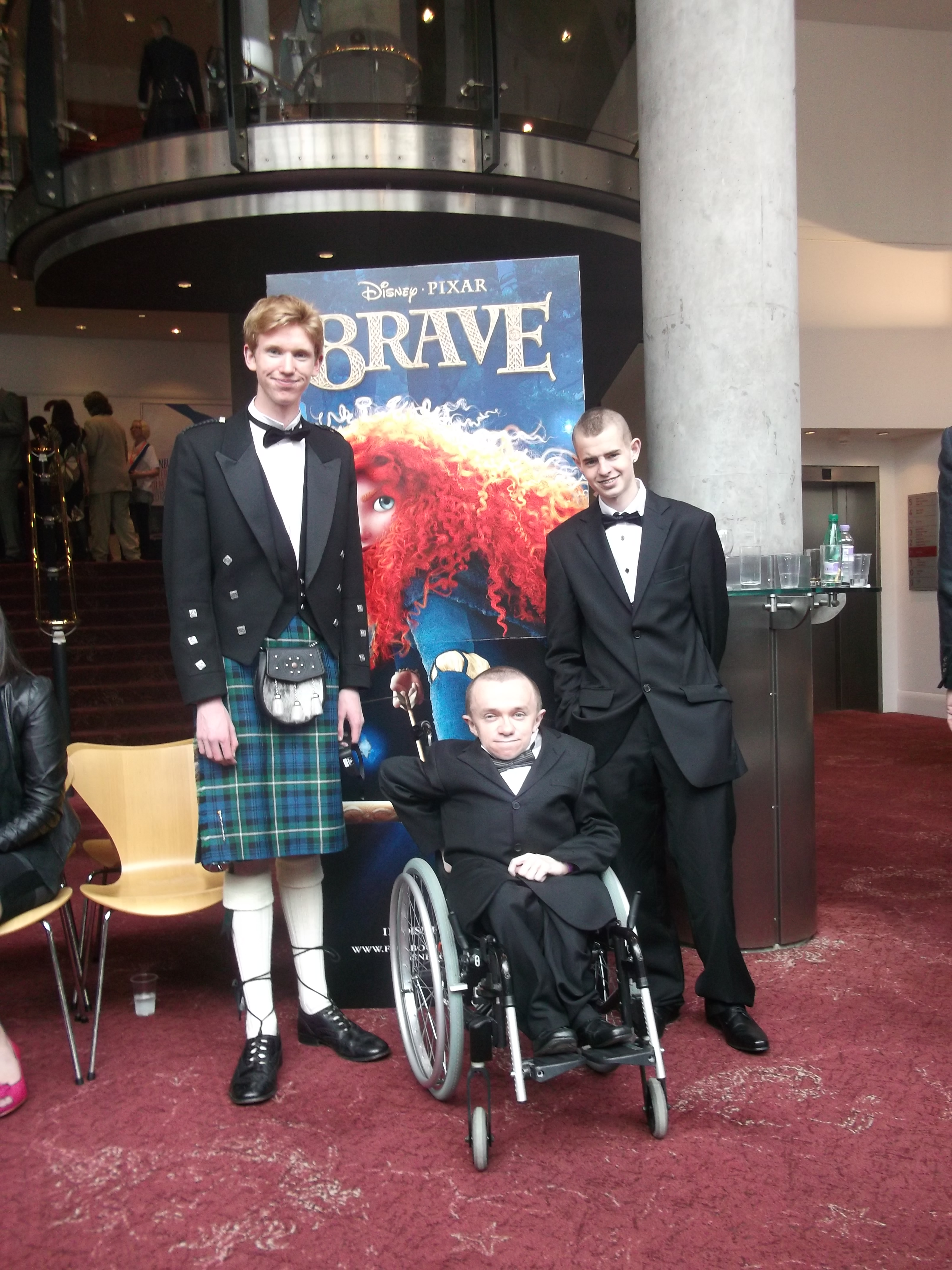 Mark Flood at European premiere of Brave (2012).