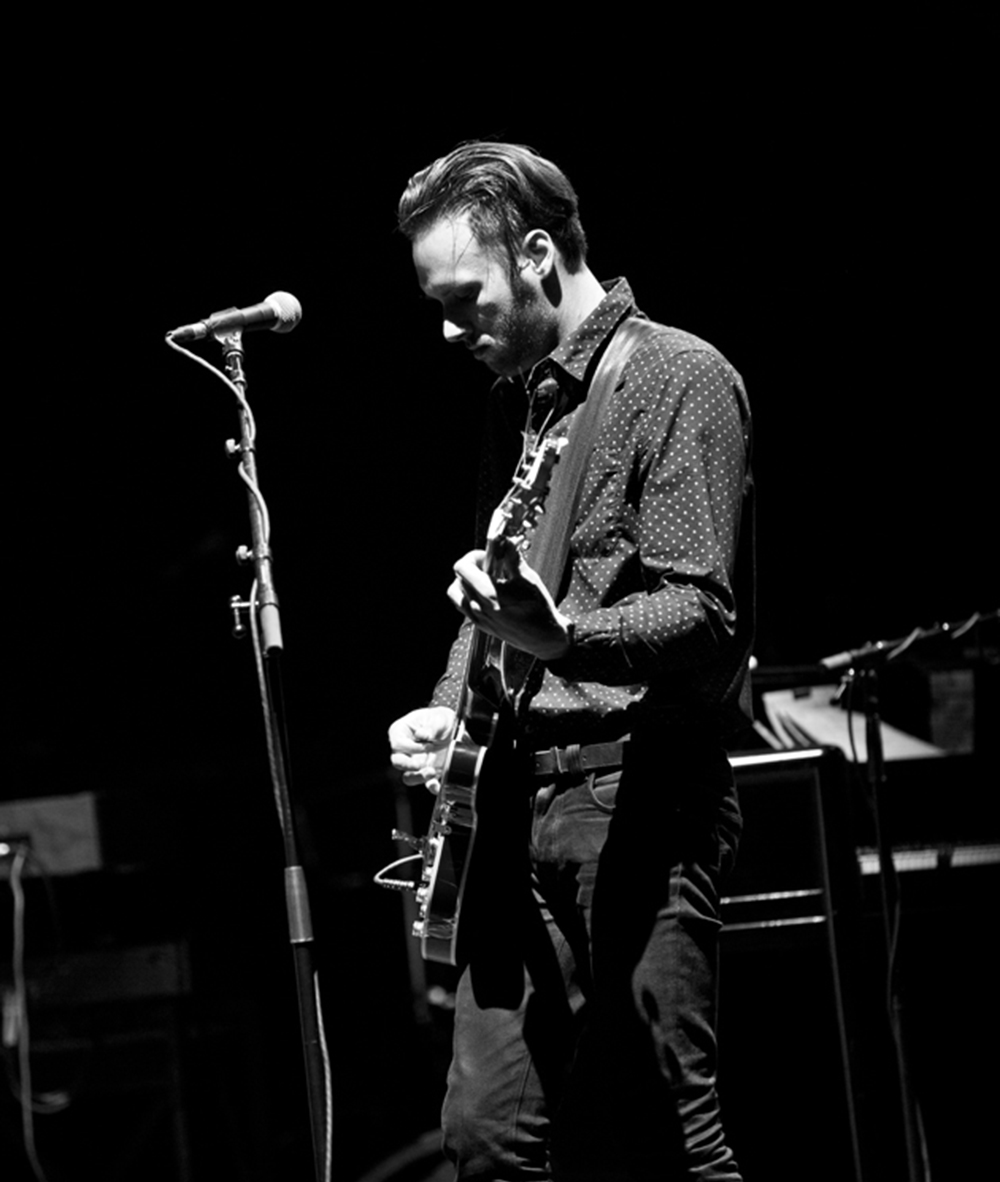 David James Rosen performing at Hammerstein Ballroom, opening for Nick Cave & the Bad Seeds