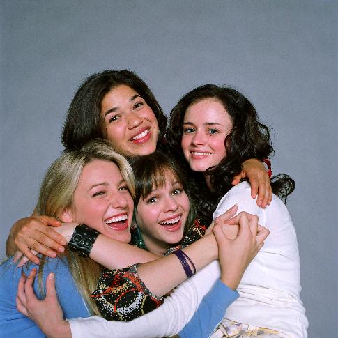 Alexis Bledel, Blake Lively, Amber Tamblyn and America Ferrera in The Sisterhood of the Traveling Pants (2005)