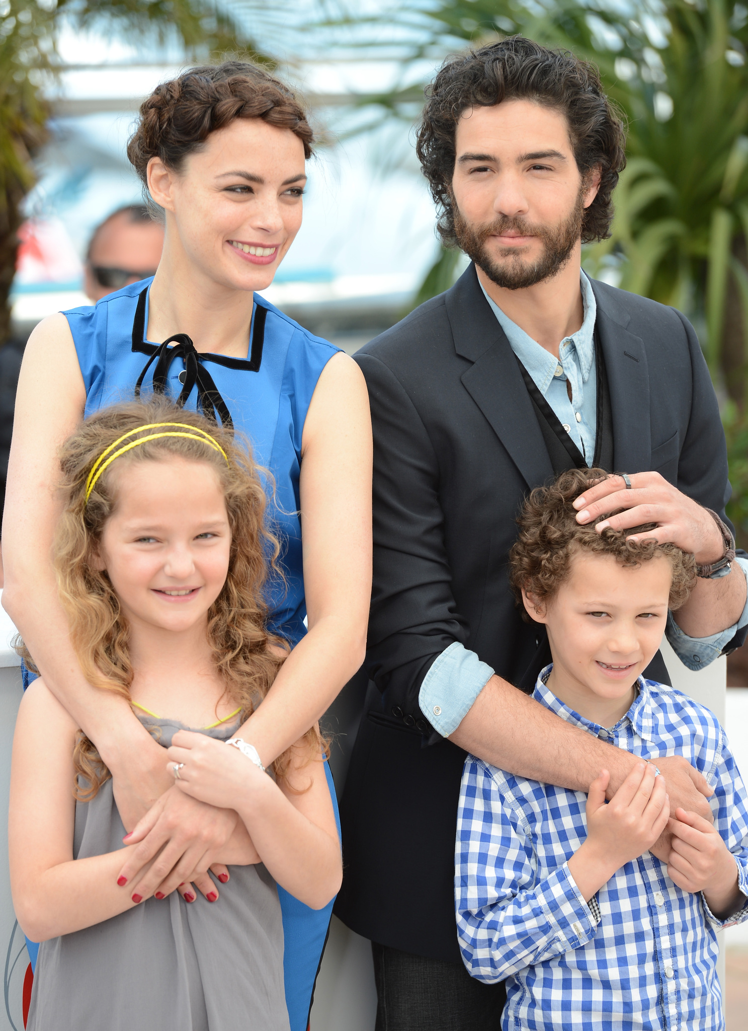 Bérénice Bejo, Tahar Rahim, Elyes Aguis and Jeanne Jestin at event of Le passé (2013)