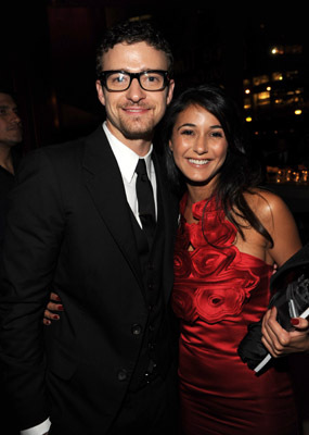 Emmanuelle Chriqui and Justin Timberlake