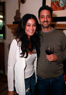 Emmanuelle Chriqui and Grant Heslov