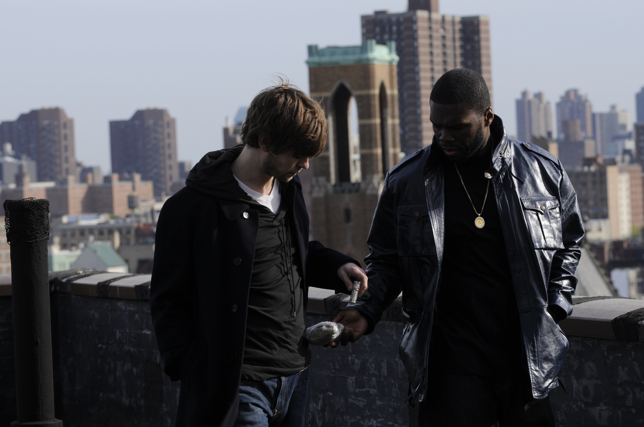 Still of 50 Cent and Chace Crawford in Twelve (2010)