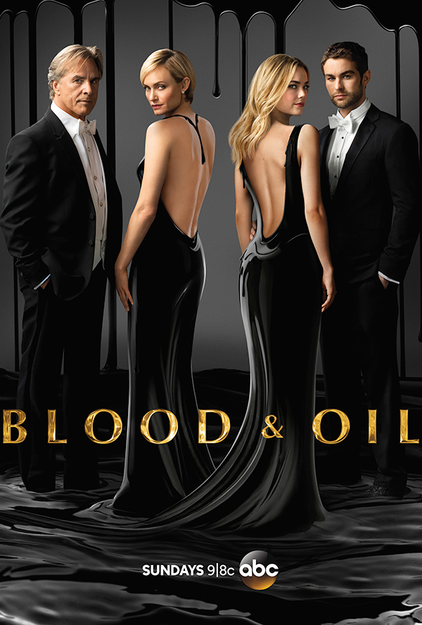 Don Johnson, Amber Valletta, Chace Crawford and Rebecca Rittenhouse in Blood & Oil (2015)