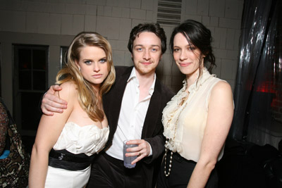 Rebecca Hall, James McAvoy and Alice Eve at event of Starter for 10 (2006)