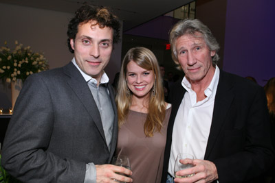 Rufus Sewell, Roger Waters and Alice Eve at event of The Holiday (2006)