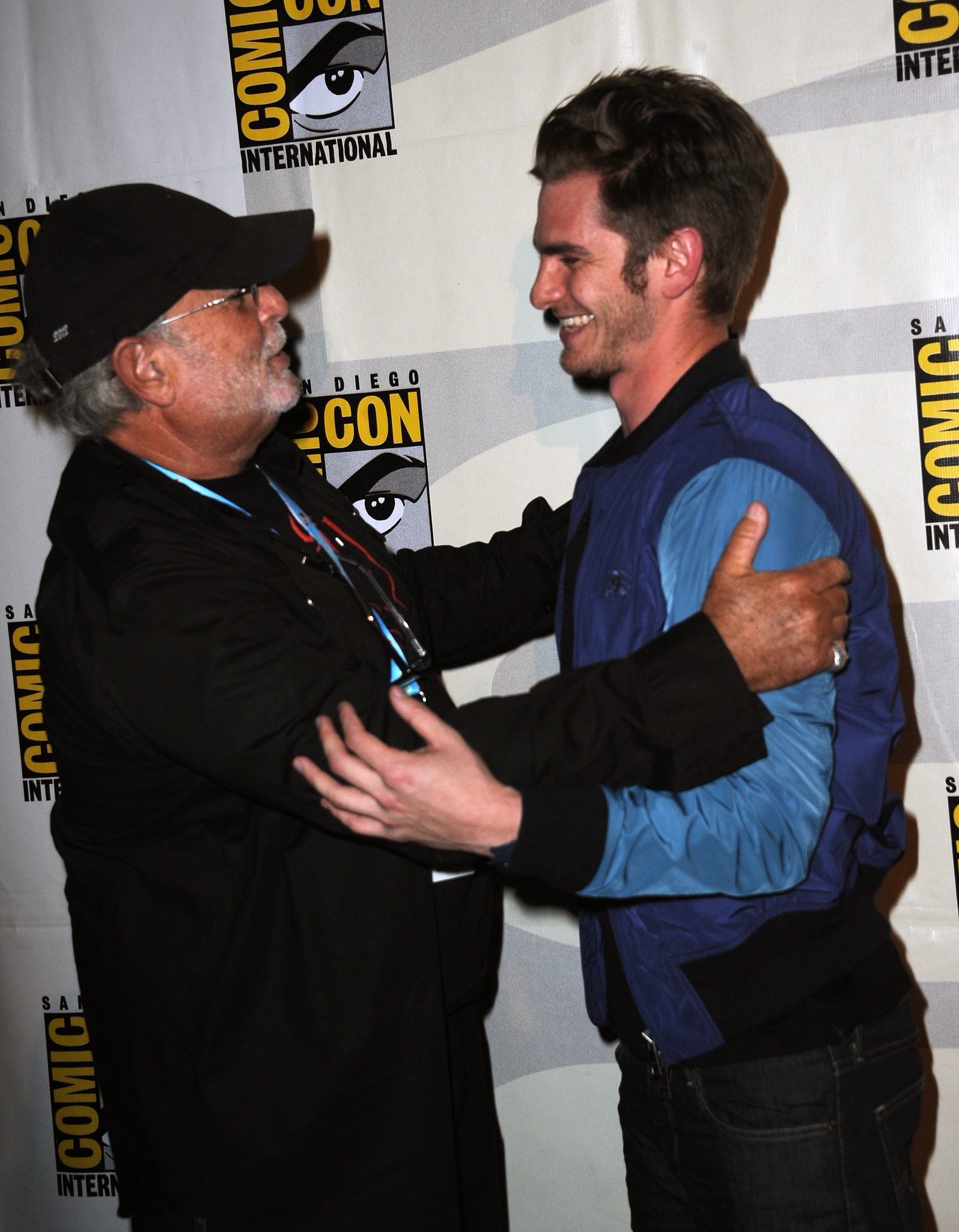 Avi Arad and Andrew Garfield at event of Metallica Through the Never (2013)