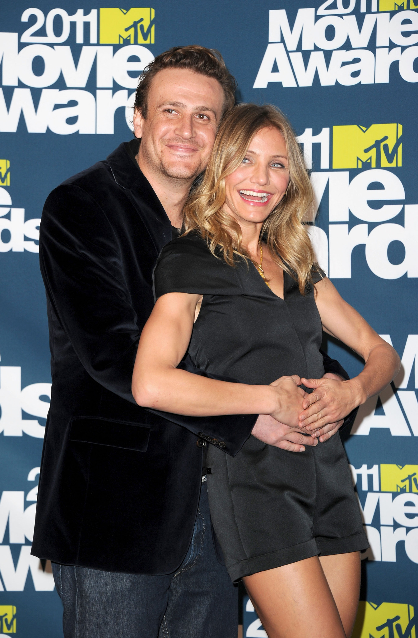 Cameron Diaz and Jason Segel at event of 2011 MTV Movie Awards (2011)