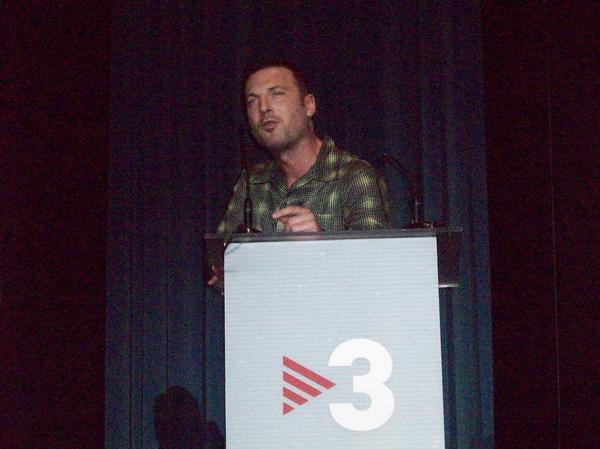 At the 2008 Sitges Film Festival presenting The Red Hours.