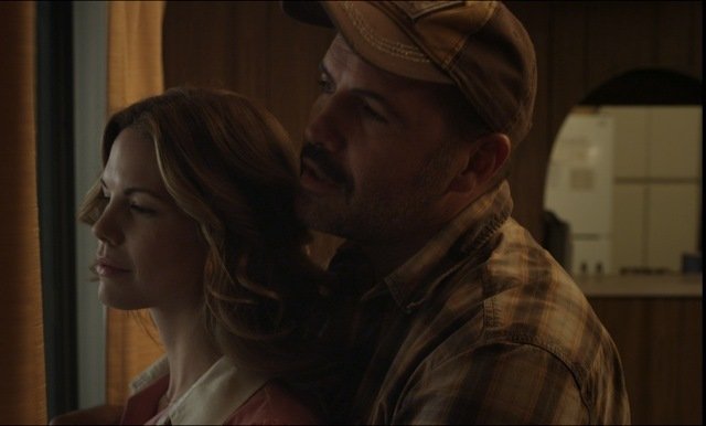 Still of Billy Zane and Mariana Klaveno in West of Redemption (2015)