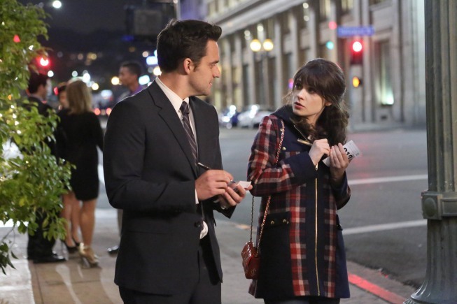 Still of Zooey Deschanel and Jake Johnson in New Girl (2011)