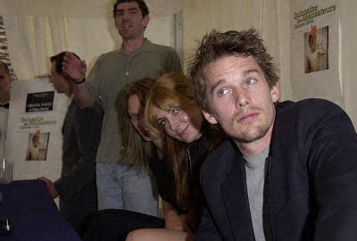 Ethan Hawke, Uma Thurman and Natasha Richardson at event of Chelsea Walls (2001)